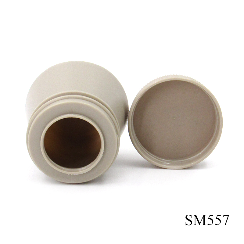 Wholesale 25g-30g HDPE plastic skin care jars for empty cream containers