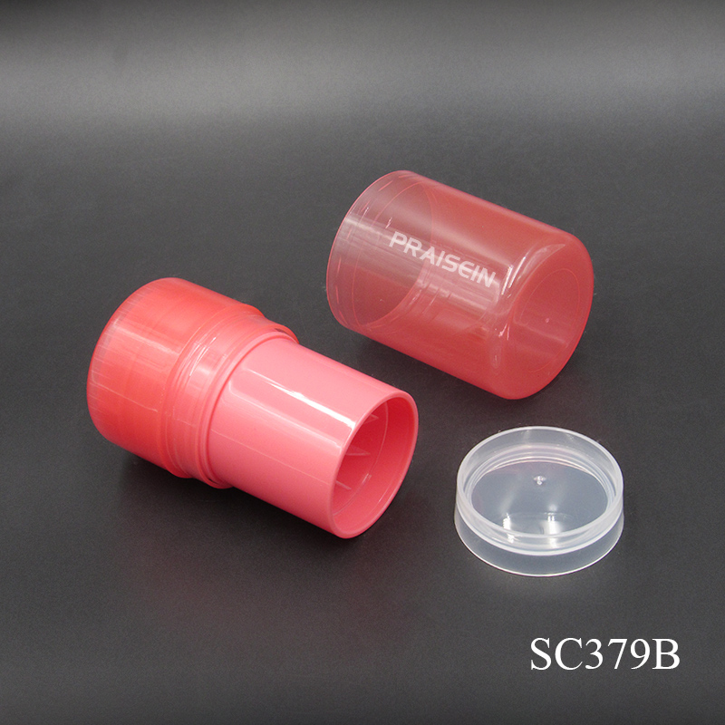 5g 13g high quality empty foundation stick cosmetics container own brand round plastic blush stick packaging