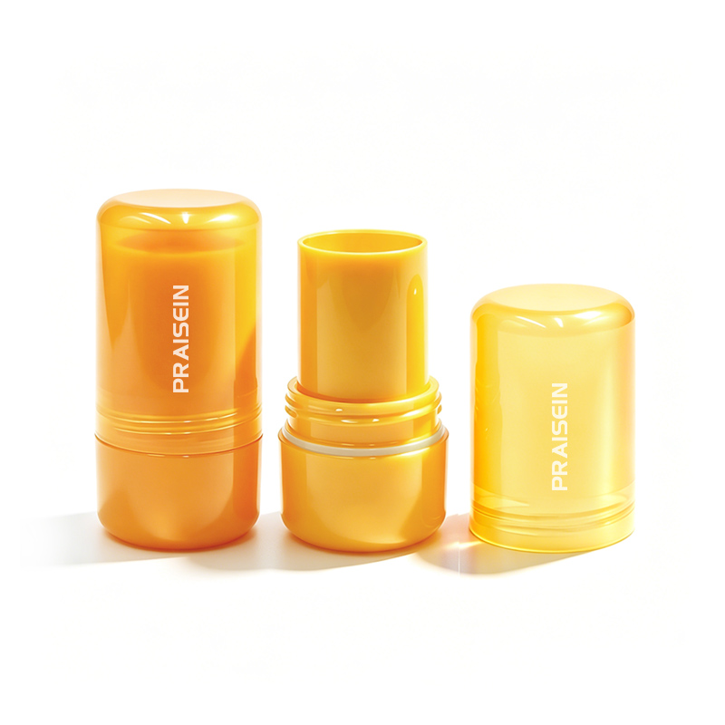 5g 13g high quality empty foundation stick cosmetics container own brand round plastic blush stick packaging