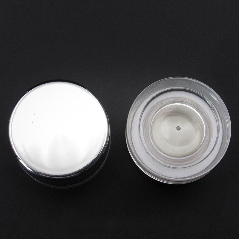 Small cream container 7.5g round plastic cosmetic jar eye shadow eyeliner cream box