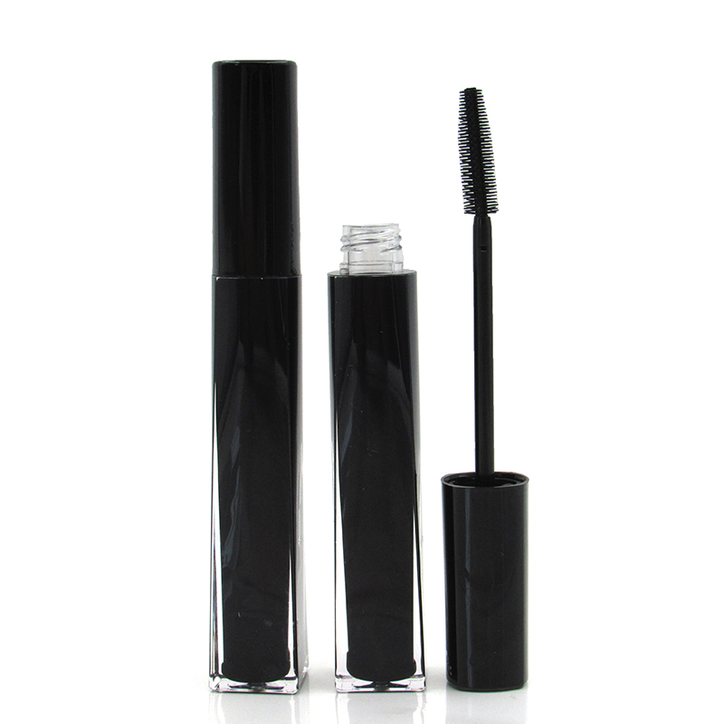 8ml high quality black color square plastic empty cosmetic mascara packaging tube manufacturer wholesale