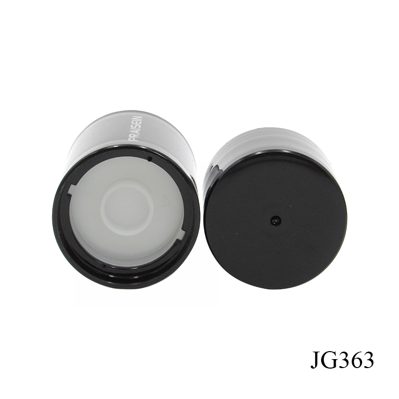 New Black PP Circular Cosmetic Tubes Push up From the Bottom Empty Plastic Deodorant Bottle 30g