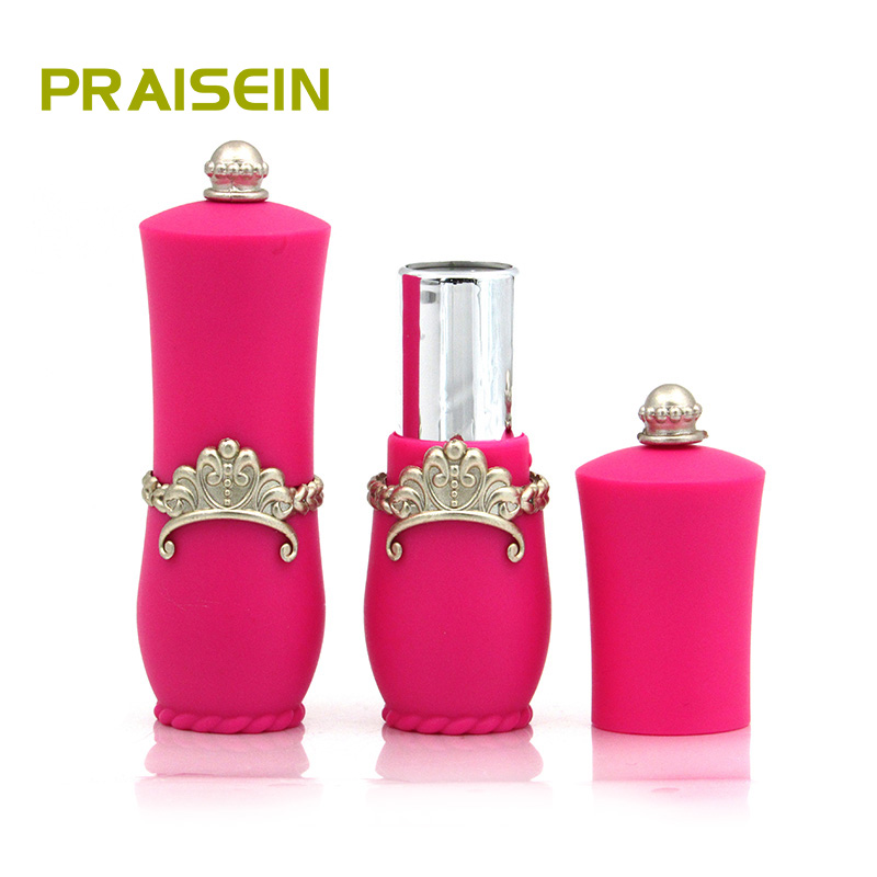 Wholesale Princess style plastic cosmetic empty lipstick tube container packaging