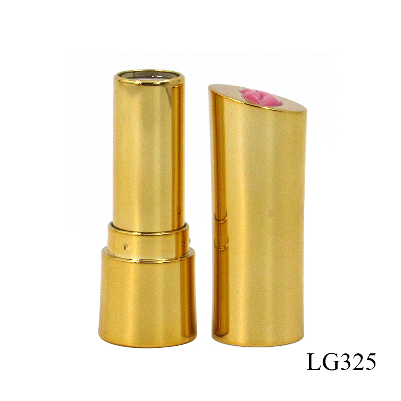 Creative plastic cosmetic lipstick tube packaging, custom color craft round empty lipstick container manufacturer wholesale