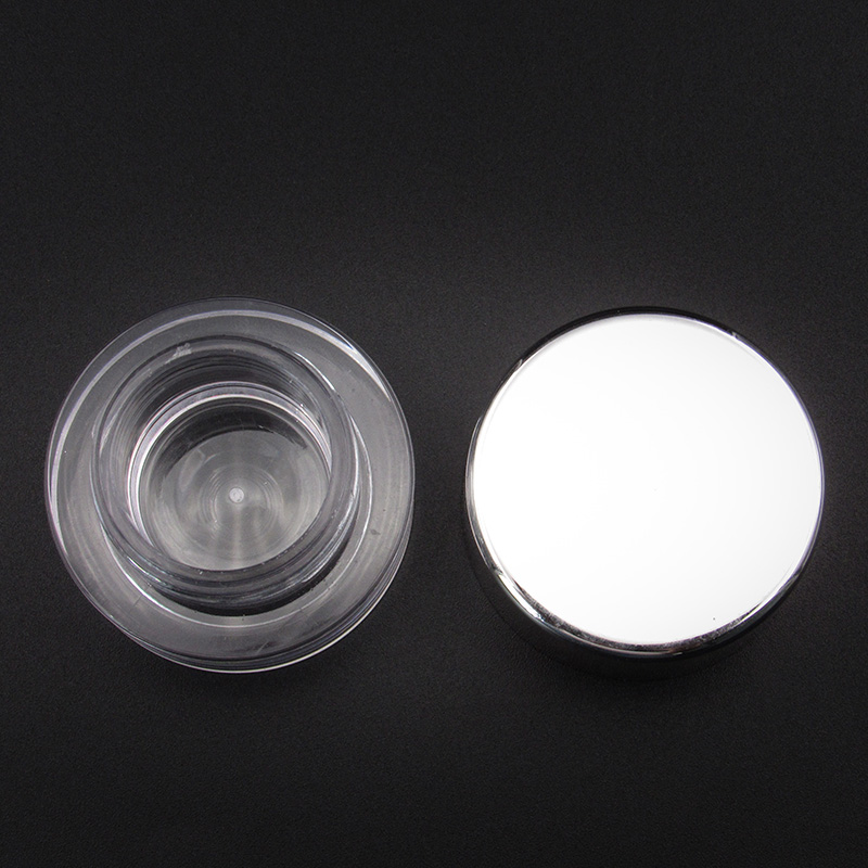 Small cream container 7.5g round plastic cosmetic jar eye shadow eyeliner cream box