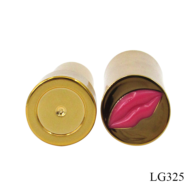 Creative plastic cosmetic lipstick tube packaging, custom color craft round empty lipstick container manufacturer wholesale