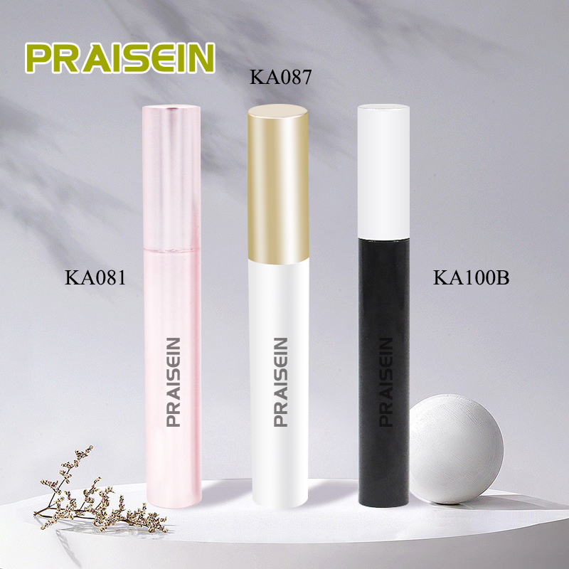 Wholesale cosmetic plastic packaging makeup empty mascara tube container with brush