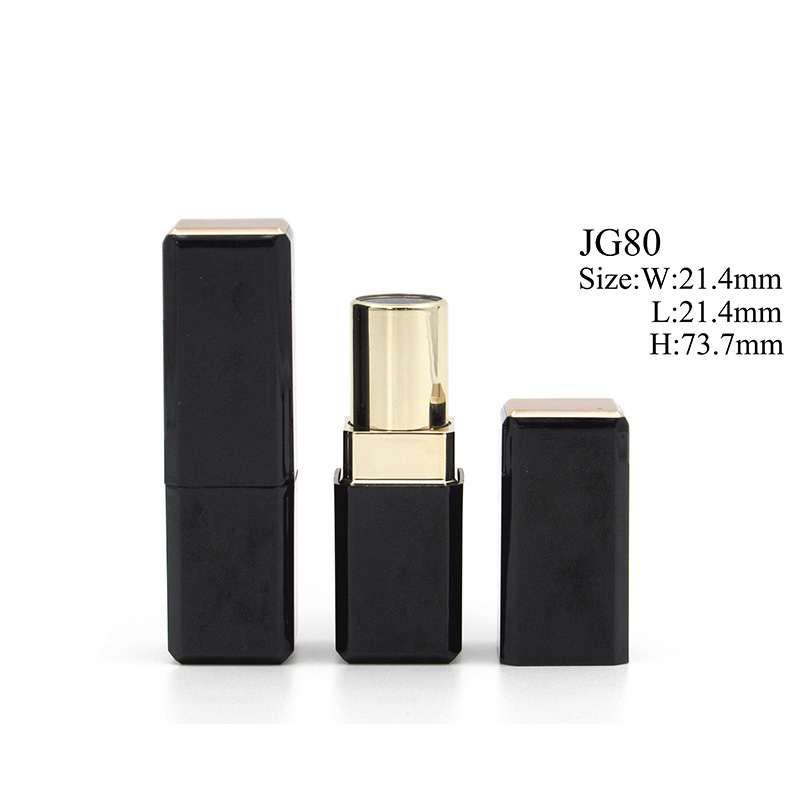 Competitive price square luxury container white lipstick tube