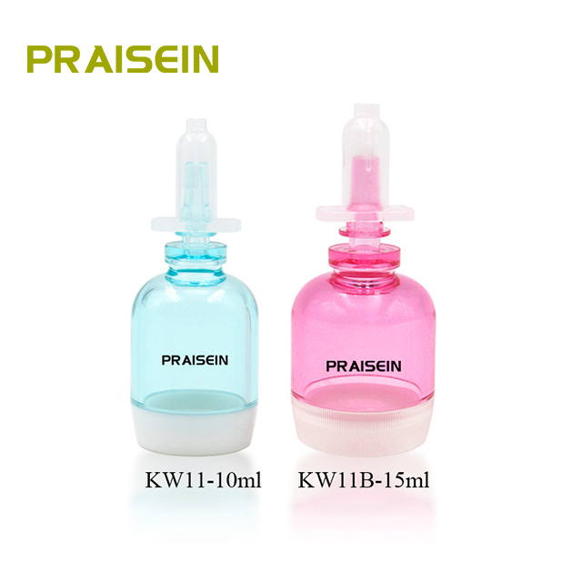 Customized cosmetic packaging container 10ml 15ml plastic essence oil bottle lotion empty bottle packaging