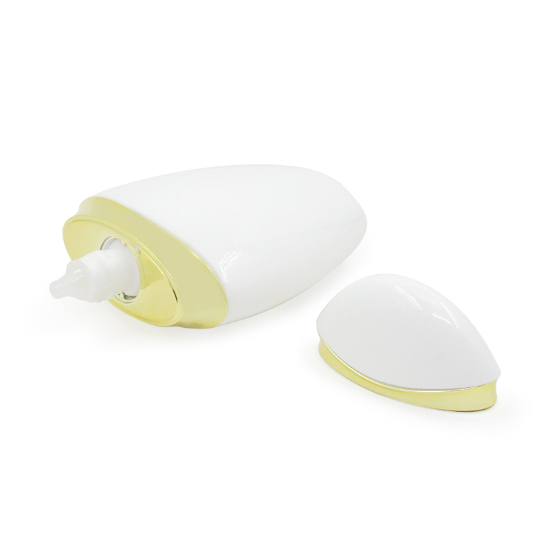 Private Label Cosmetic Lotion Bottle Empty Plastic 60ml White Sunscreen Squeeze Bottles