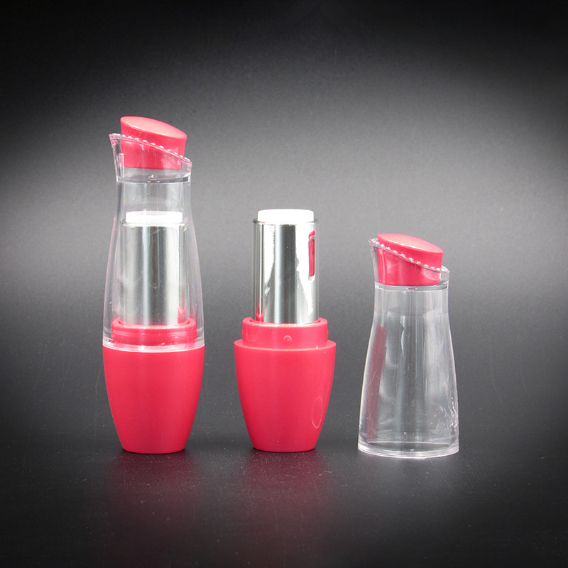 Factory processing logo cometic empty lip stick tube lip balm container plastic makeup custom packaging wholesale