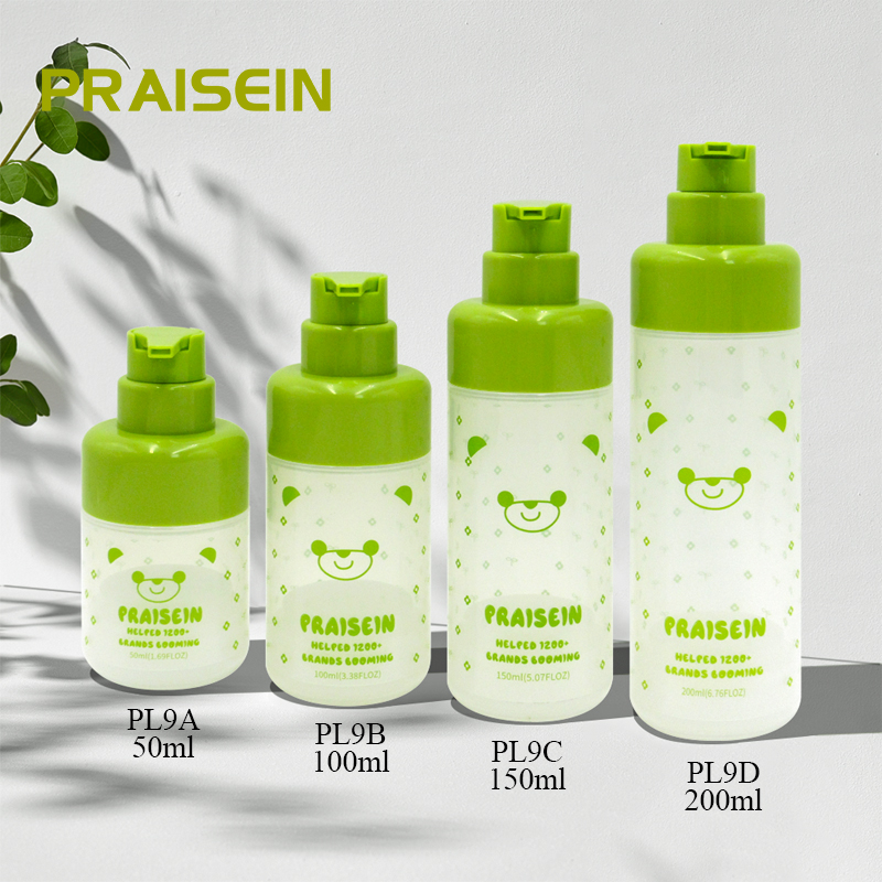 50ml 100ml 150ml 200ml Airless pump bottle empty refillable lotion plastic bottle for skin care