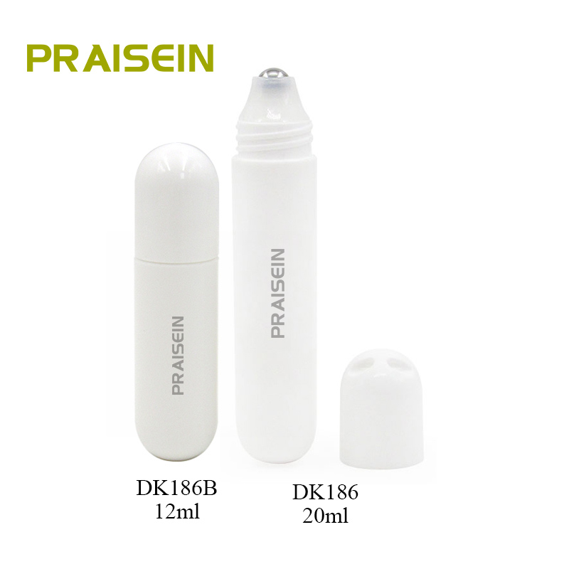 12ml 20ml portable white antiperspirant mosquito repellent bottle empty plastic roll on bottle deodorant