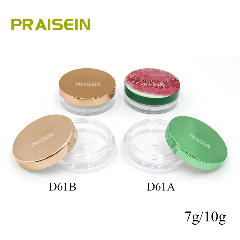 7g 10g round plastic cream jar cosmetic dispenser box empty wide mouth cream container