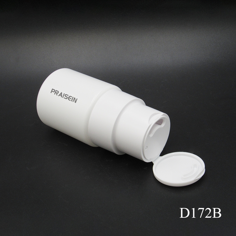 Wholesale 50g 75g Round Plastic Empty Bottles Skin Care Enzyme Facial Cleansing Powder Bottles