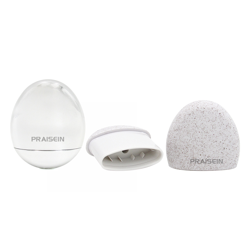 6g 13-15g Empty silver lip balm tube egg shaped plastic deodorant container packaging