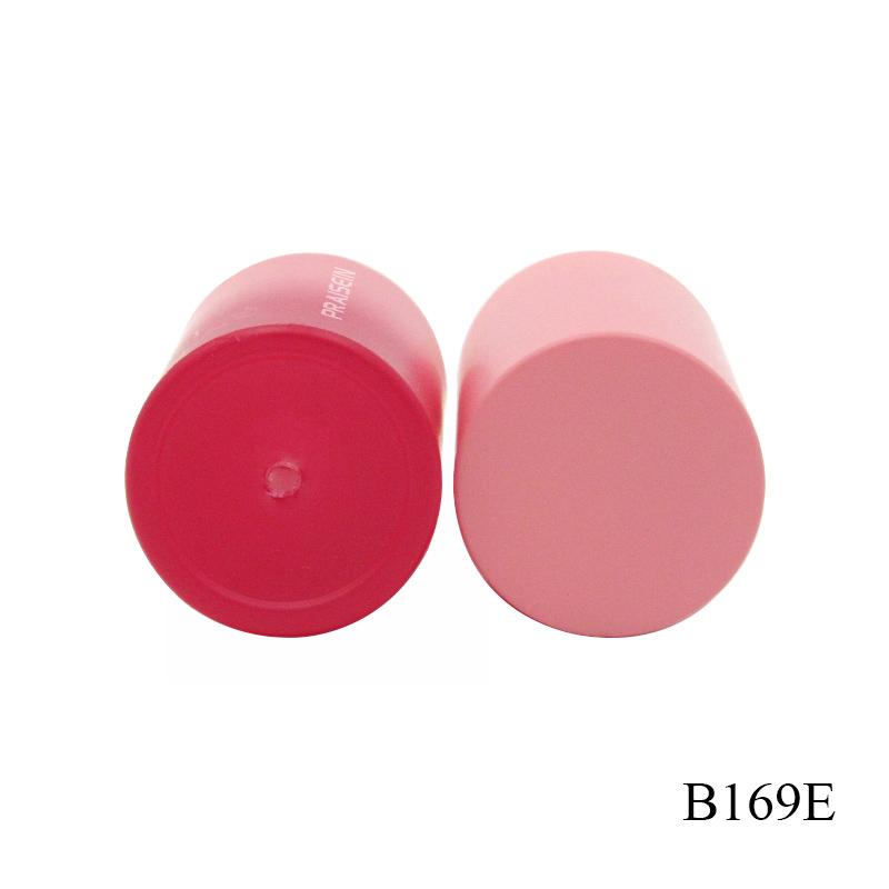 2.5ml round lip glaze container plastic tube transparent lip gloss tube custom private label