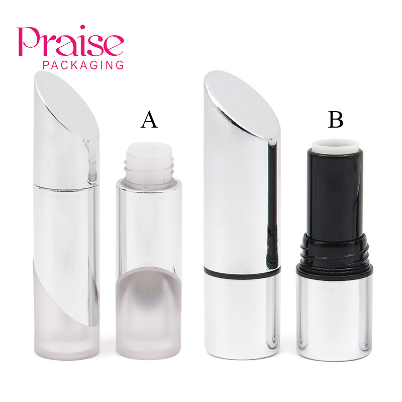 Wholesale custom new design Bottle body frosted & plastic empty makeup lip gloss lip stick tube container packaging processing