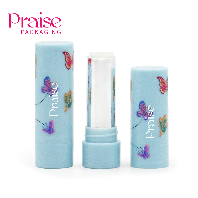 Specializing in the production and processing of cosmetics packaging, round plastic lipstick tube container with a rotating lid