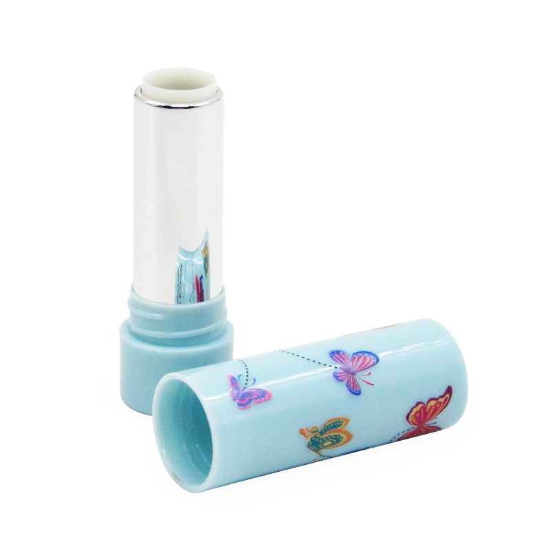 Specializing in the production and processing of cosmetics packaging, round plastic lipstick tube container with a rotating lid