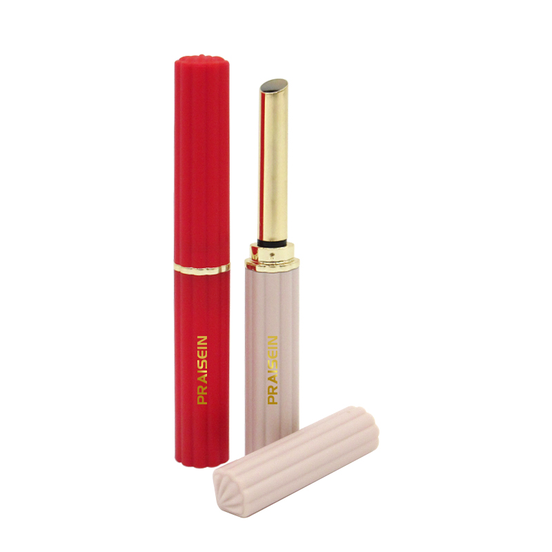 Custom private label plastic lipstick tube, 5ml shell type empty lip gloss container with wand, mascara tube packaging