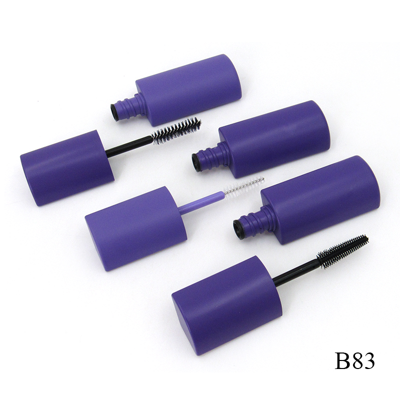 Three in one magnetic adsorption cosmetic mascara empty tube, 10ml*3 round plastic eyelash growth serum container