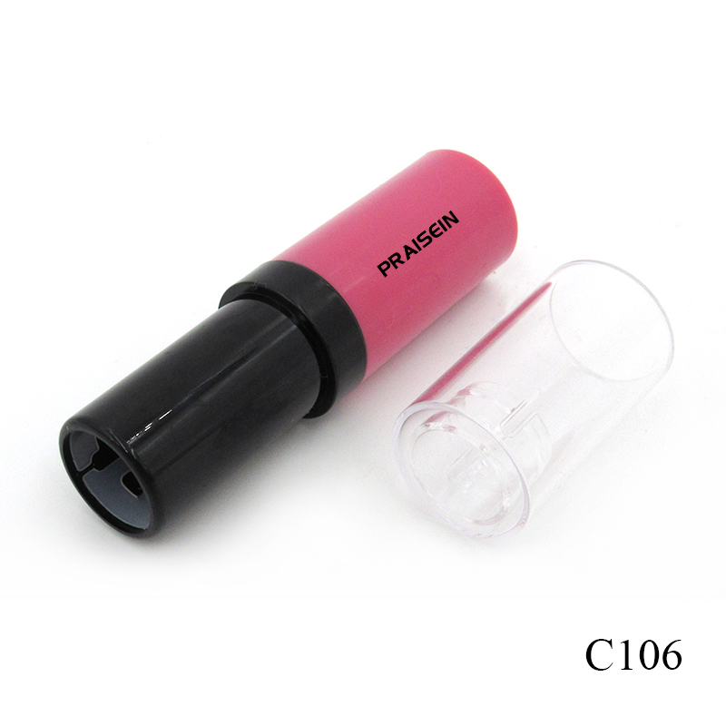 Cosmetics lipstick containers container private label red plastic round lipstick empty tubes refillable lipstick tube