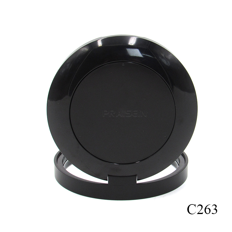 Magnetic round air cushion powder compact case cosmetic air cushion foundation packaging