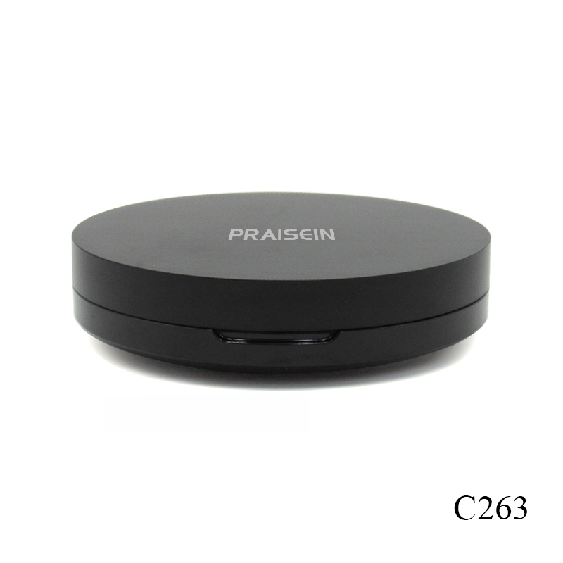 Magnetic round air cushion powder compact case cosmetic air cushion foundation packaging