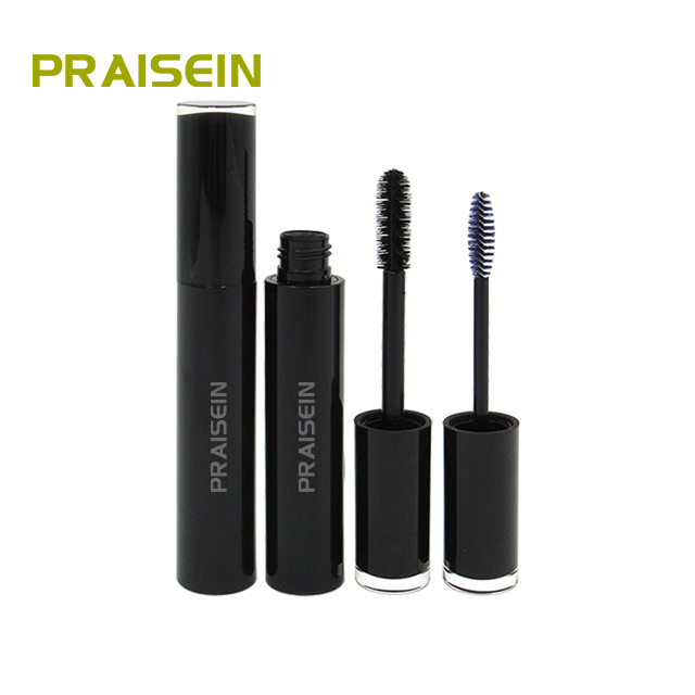 OEM round cosmetic mascara packaging plastic custom private label empty mascara tube containers