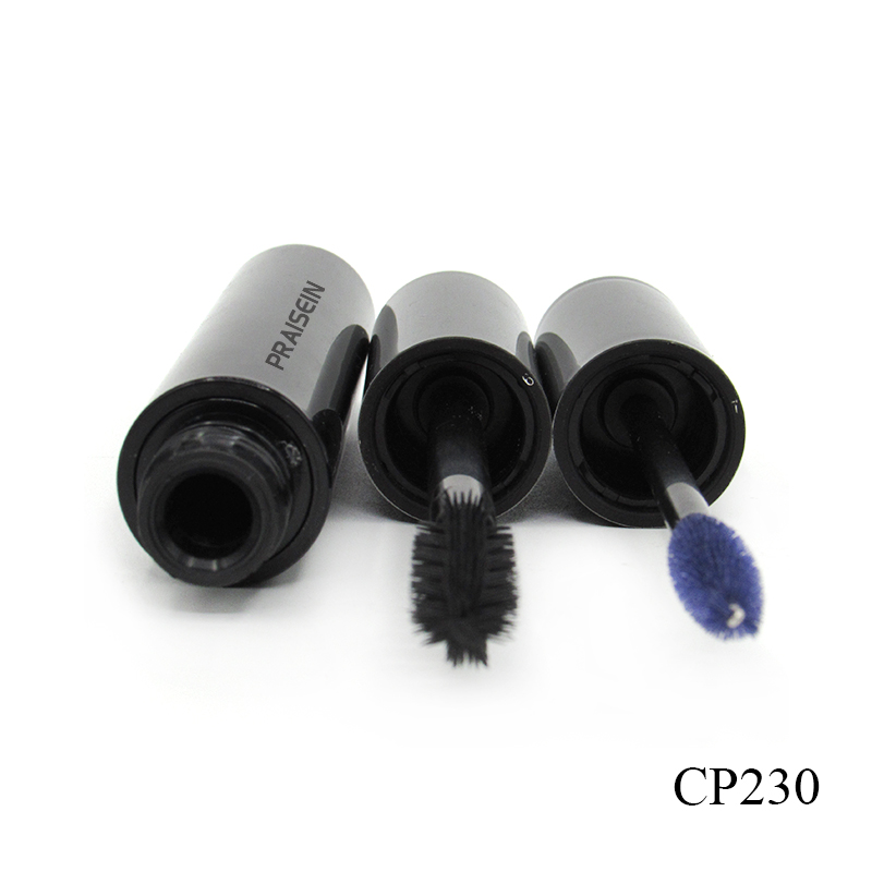 OEM round cosmetic mascara packaging plastic custom private label empty mascara tube containers