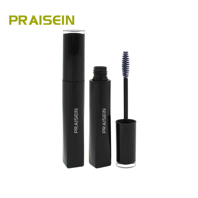 Create your own brand cosmetics container square bottom plastic mascara tube 10ml