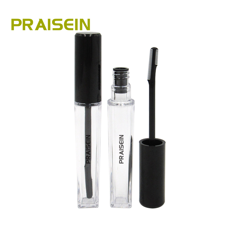 7.5ml Cosmetic packaging mascara packaging tube with brush wand custom color private label plastic mascara tube