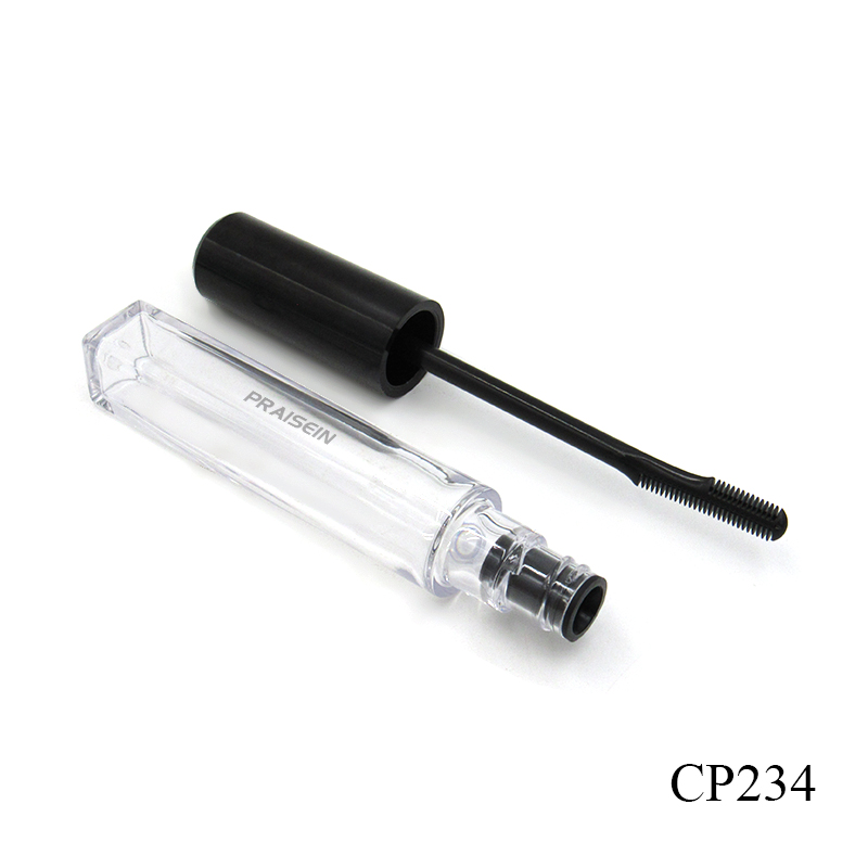 7.5ml Cosmetic packaging mascara packaging tube with brush wand custom color private label plastic mascara tube