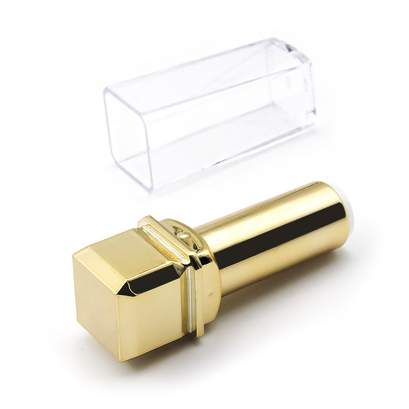 Factory Outlet luxury Classical Empty Clear cover square lipstick container tube cosmetic Private custom plastic packaging