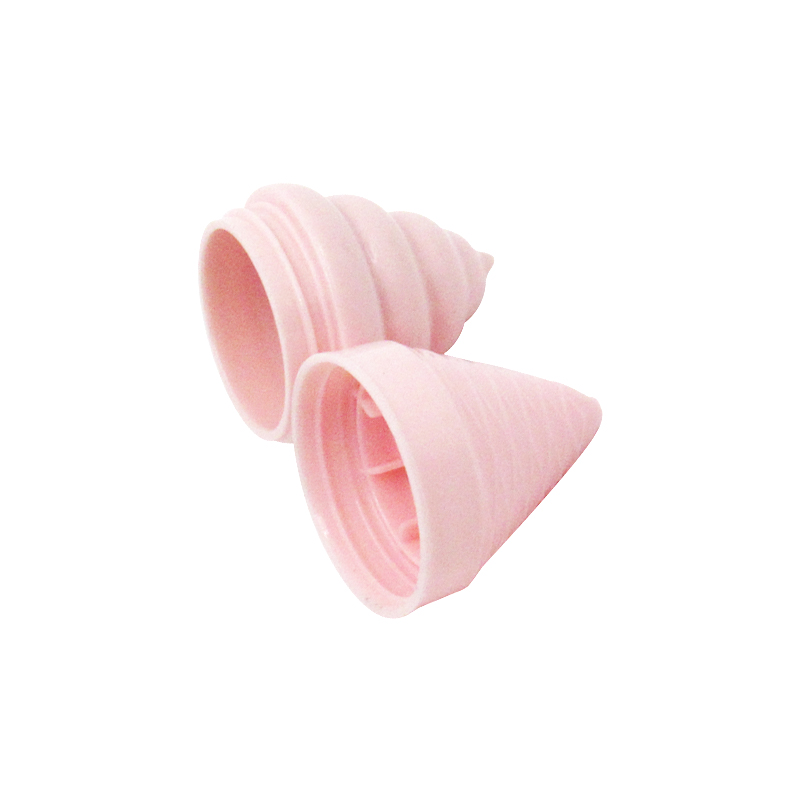 Lovely ice cream lip balm case is newly designed for 2020, custom 6g portable pink plastic empty children's lip balm container