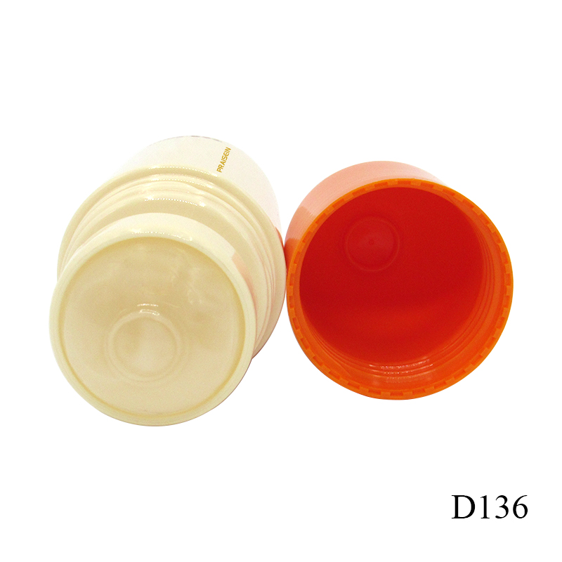 60ml round deodorant ball bottle manufacturers provide cosmetics perfume roll on plastic containers