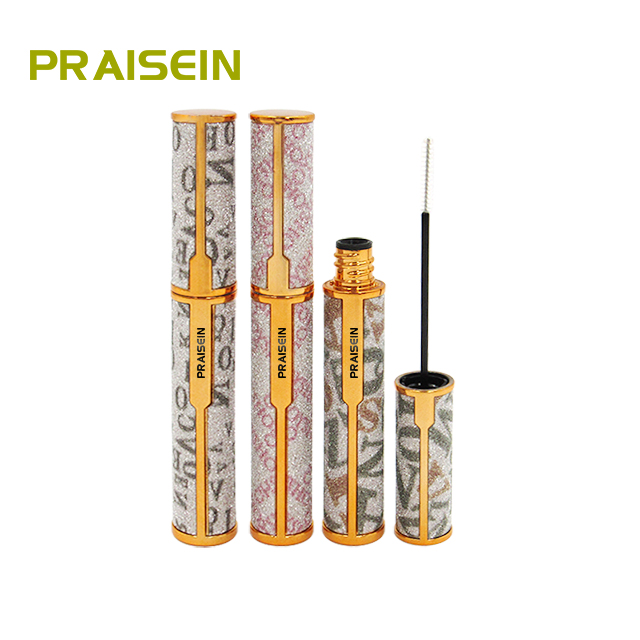 Wholesale custom 8ml luxury empty mascara bottle containers round refillable mascara tube packaging