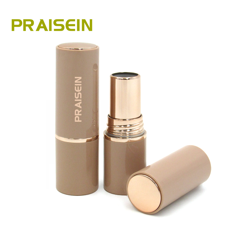 Empty lipstick tube container with sealing rubber ring custom refillable plastic lipstick tubes