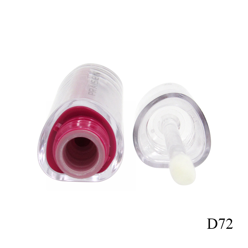 Wholesale private logo 4ml double wall lip glaze lip gloss tube container