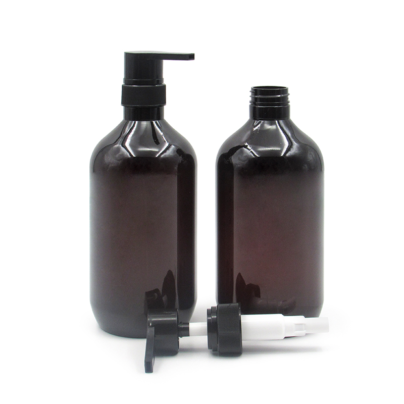 Factory price wholesale High capacity 350ml 500ml 800ml plastic Press type empty hair shampoo bottle with pump