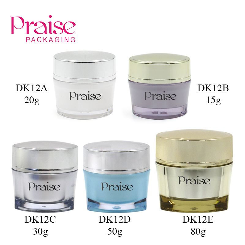 Cosmetic jar 15g/20g/30g/50g/80g bottom of triangle empty essence cream jar, Eye cream container packaging, High quality plastic