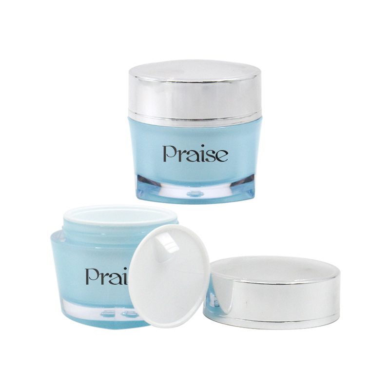 Cosmetic jar 15g/20g/30g/50g/80g bottom of triangle empty essence cream jar, Eye cream container packaging, High quality plastic