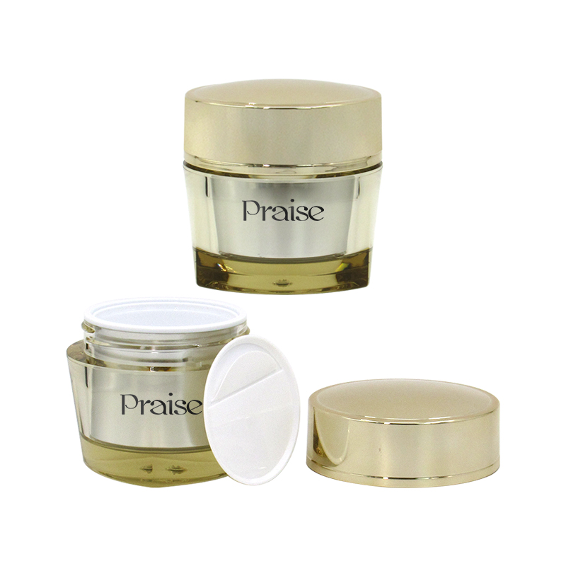 Cosmetic jar 15g/20g/30g/50g/80g bottom of triangle empty essence cream jar, Eye cream container packaging, High quality plastic