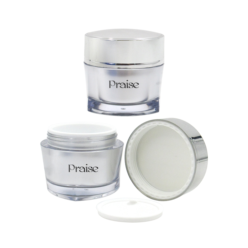 Cosmetic jar 15g/20g/30g/50g/80g bottom of triangle empty essence cream jar, Eye cream container packaging, High quality plastic