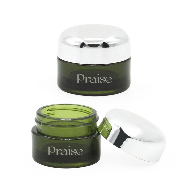 High-grade exquisite plastic eye cream essence empty jar 3g 5g Travel sub-container round mini cream sample bottle