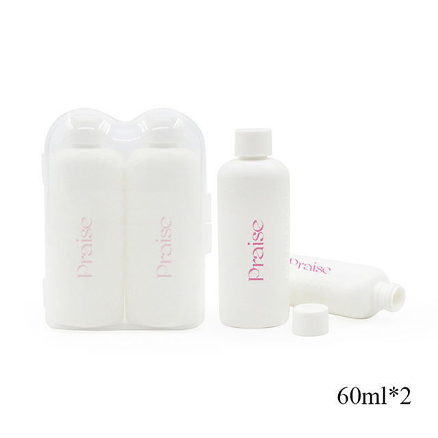 120ML/180ML 3 in 1 travel wash protect bottle set,hand washing liquid bottle , reusable clamshell cosmetic lotion container