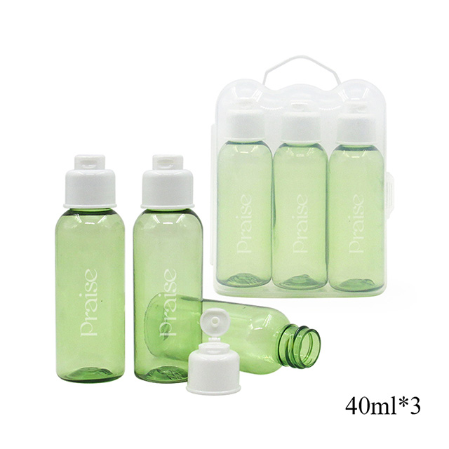 120ML/180ML 3 in 1 travel wash protect bottle set,hand washing liquid bottle , reusable clamshell cosmetic lotion container