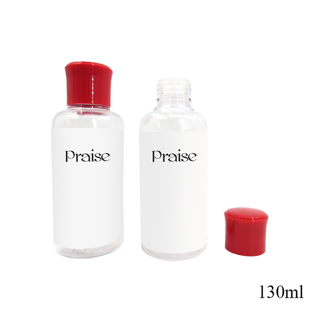 Sales modern smooth white plastic press type bottle 130ml/260ml/360ml/500ml empty round baby shampoo/body wash bottle packaging