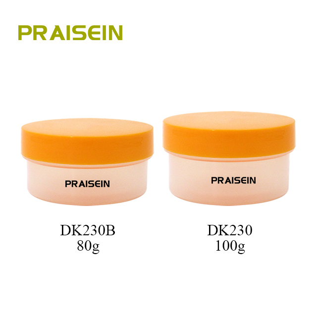 80g/100g cosmetic plastic cream jar custom craft round wide-mouth cream product container, transparent packaging